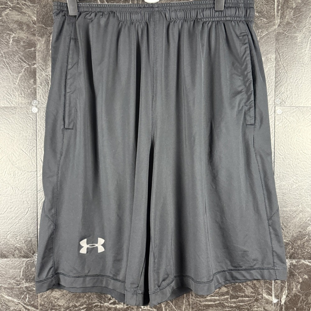Under Armour Men's Black Running Train Shorts Large